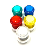 24mm Arcade Button LED - Built in Micro Switch, Choose Your Colour