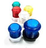 24mm Arcade Button LED - Built in Micro Switch, Choose Your Colour
