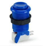 Genuine Happ Blue Pushbutton with Horizontal Microswitch