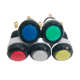 Black Case LED Arcade Button, Choose Your Colour