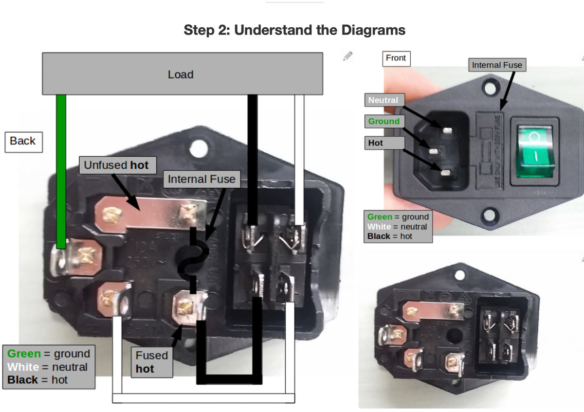 Fused Power Switch Socket – Austin Amusements