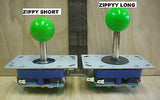 Short Shaft Zippy Joystick Green Top