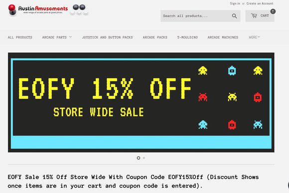 EOFY Sale - 15% Off Store Wide with Discount Code EOFY15%Off