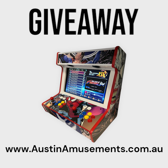 Bartop Arcade Machine Giveaway Australia Aussie Arcade