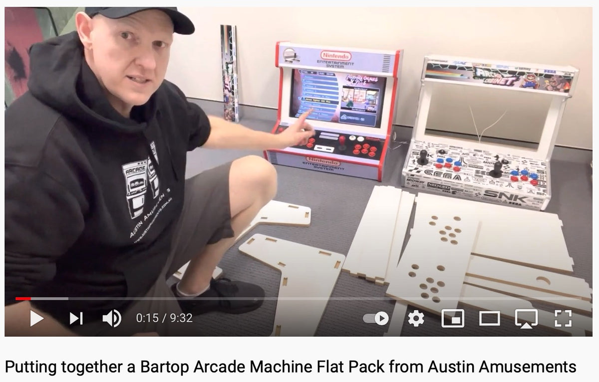 Australian Made Bar Top Flat Pack Arcade Machine – Austin Amusements