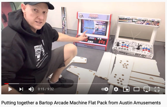Bartop Arcade Machine Flat Packs