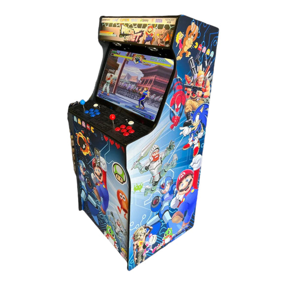 *New Black 27in Lowboy Arcade Machines - Mario Decals or Custom