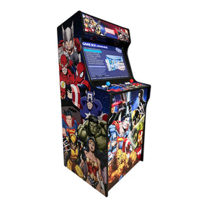 *New Marvel Decals 27in Arcade Machines - JAMMA- Aussie Made