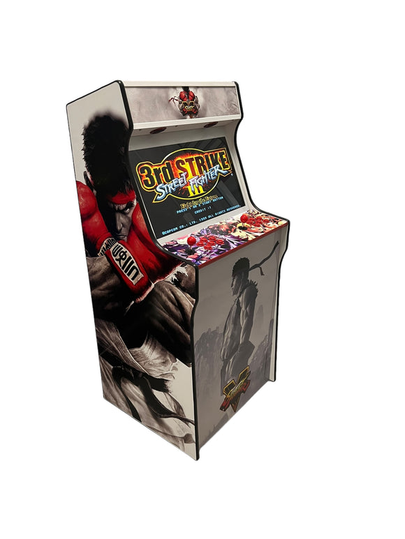 *New 27in JAMMA Wired Arcade Machine - Street Fighter Decals -5000 Games