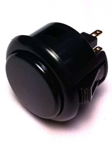 Sanwa OBSF-30, 30mm Pushbutton, Black