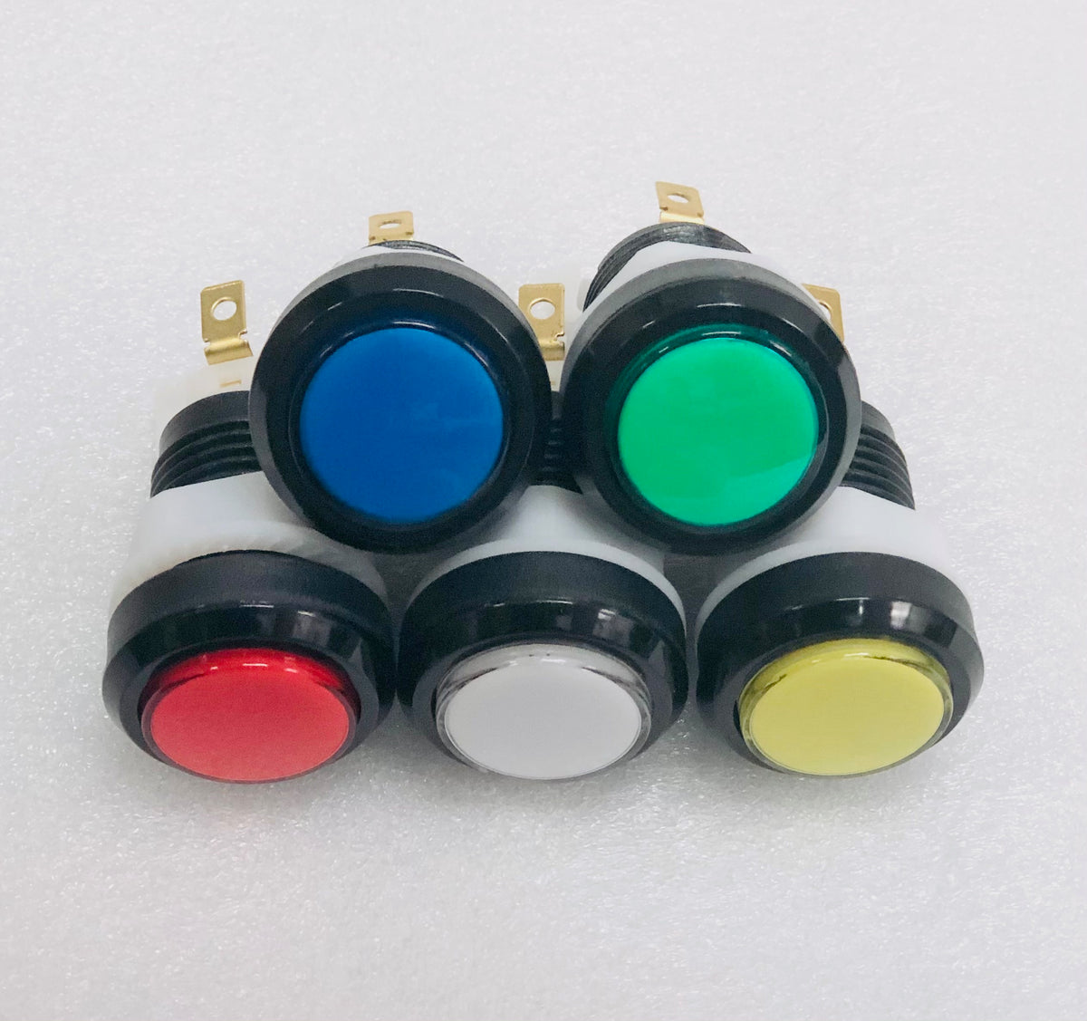 Black Case LED Arcade Buttons, Choose your colour. Price is per button ...