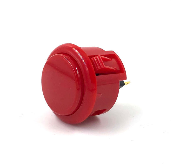 Sanwa OBSF-30, 30mm Pushbutton, RED