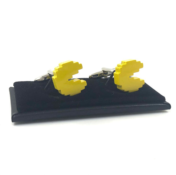 NEW Pac-Man Yellow Blinky Cufflinks