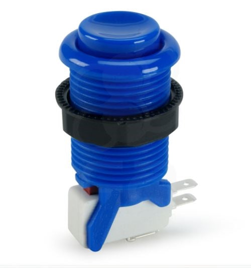Genuine Happ Blue Pushbutton with Horizontal Microswitch  