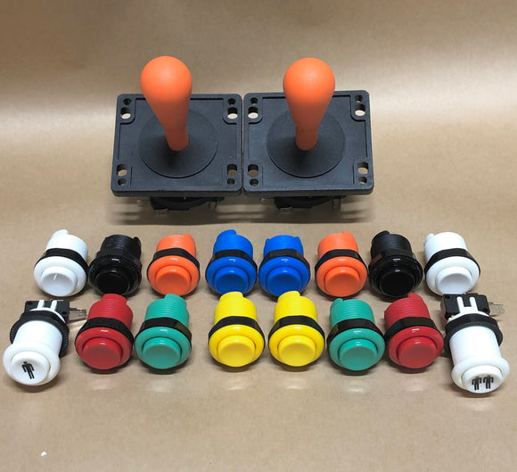 Arcade Pack 1- Happ Style Competition Joysticks & Ausleaf Buttons